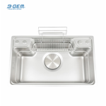 B-Gem - CGT - CHẬU 1 HỘC INOX 304 - CÔNG NGHỆ LINEN