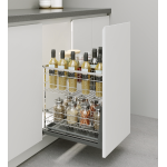 Giá Gia Vị Inox Nan Dẹt EUROGOLD 304 – Ray Giảm Chấn