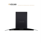Máy Hút Mùi Kocher K-8070V Kính Cong 70/90cm – Hút 1550m³/h, Ultra Swing Siêu Êm, Made in Vietnam