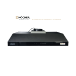 Máy Hút Mùi Âm Tủ Köcher K-6070 PRO 70cm – Hút 900m³/h, Cảm Ứng, Siêu Êm 38dB
