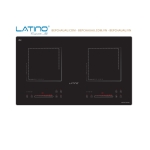 Bếp Từ Đôi Latino LT-TL229SG Plus Inverter – Kính Platinum Ceramic, Booster 2400W, Nhập Khẩu Thái Lan