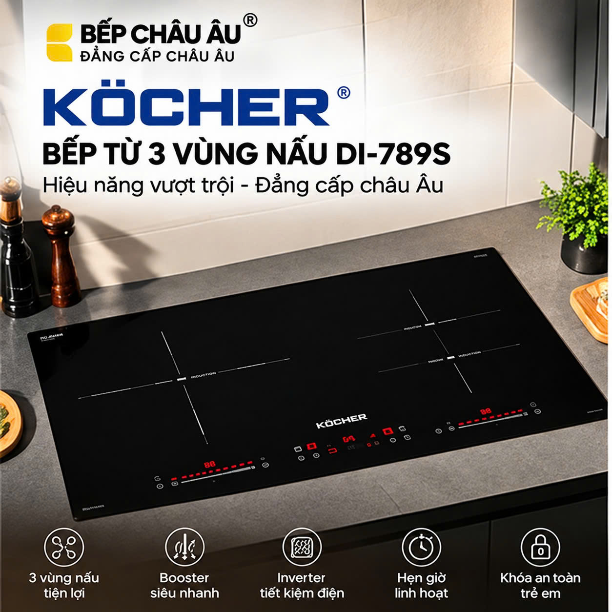 Hình minh họa thiết bị nhà bếp tại Bếp Châu Âu, ảnh số 15
