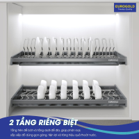 Giá Bát Cố Định Nan Oval EUROGOLD Inox SUS304 Cao Cấp 