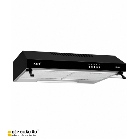 Máy Hút Mùi KAFF KF-638B / KF-738B – Sơn Tĩnh Điện Đen, Turbin Đôi 700m³/h
