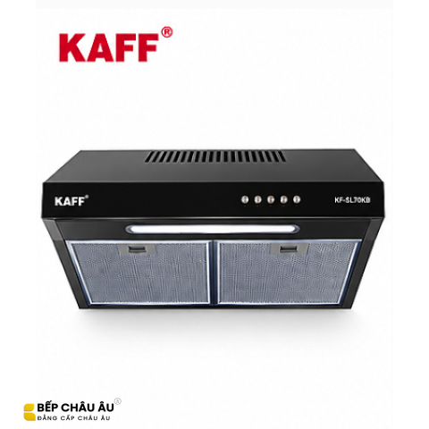 Máy Hút Mùi KAFF KF-SL60KB / KF-SL70KB – Turbin Đôi, Màu Đen Sang Trọng