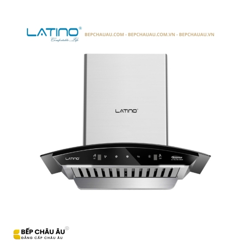 Máy Hút Mùi Latino LT-KC700 Silver Kính Cong 70cm – Turbo 1200m³/h, Cảm Biến Vẫy Tay, Tự Làm Sạch
