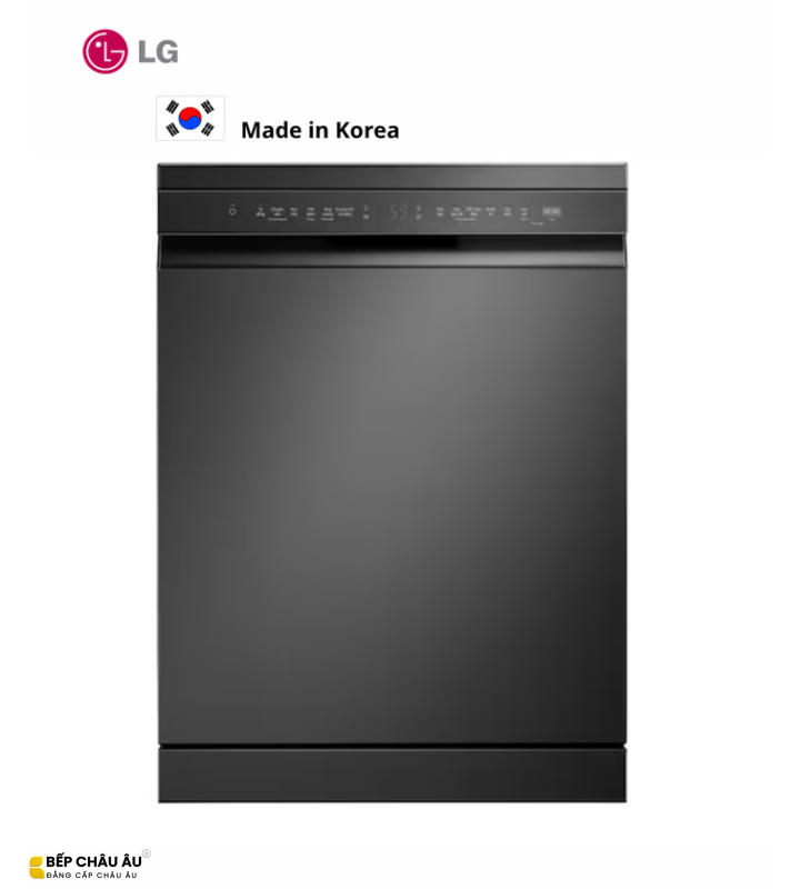 Máy rửa bát LG LDN14BLA5 14 bộ đen nhám QuadWash Inverter sấy hé cửa