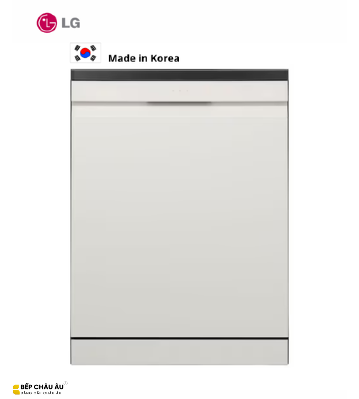 Máy rửa bát LG LDT14SVA4 14 bộ màu bạc ghi TrueSteam QuadWash Inverter