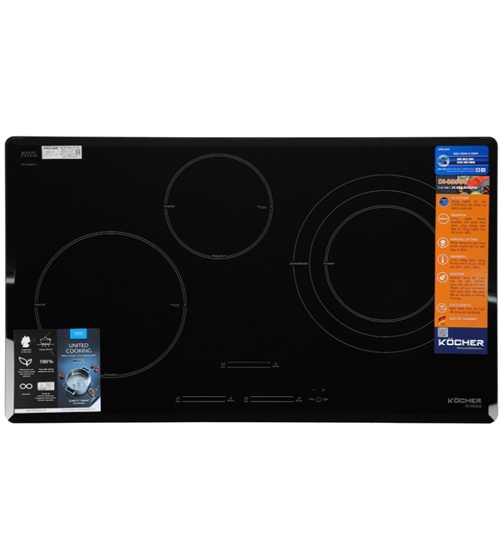 Bếp từ 3 vùng nấu lắp âm Kocher DI-855GE