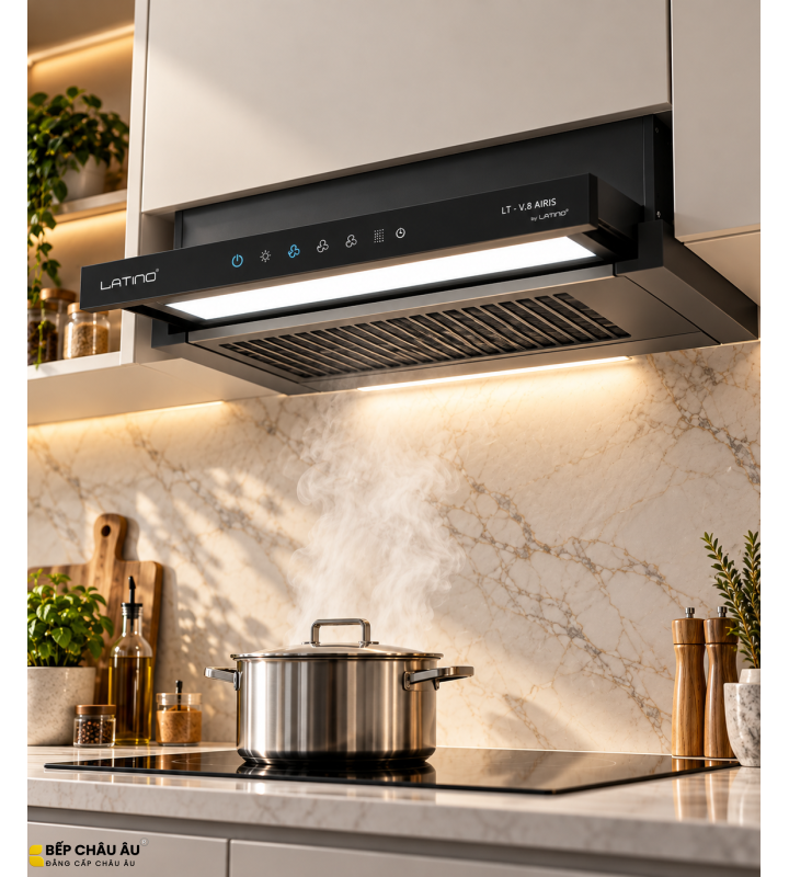 Máy Hút Mùi Latino LT-V.8 AIRIS Âm Tủ 70cm – Điều Khiển Vẫy Tay Thông Minh