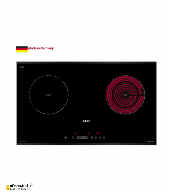 Bếp Điện Từ KAFF KF-EG900IH Made in Germany – 1 Từ 1 Hồng Ngoại, Inverter, Mặt Kính Schott Ceran