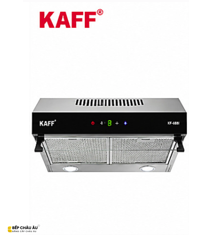 Máy Hút Mùi KAFF KF-688I / KF-788I / KF-888I – Inox Cao Cấp, Cảm Ứng 3 Tốc Độ