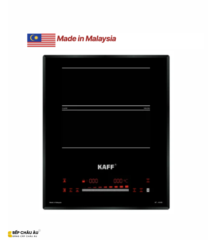 Bếp Từ Đơn Kaff KF-H33IS Domino Inverter Malaysia – Booster 3200W, Mặt Kính Crystal