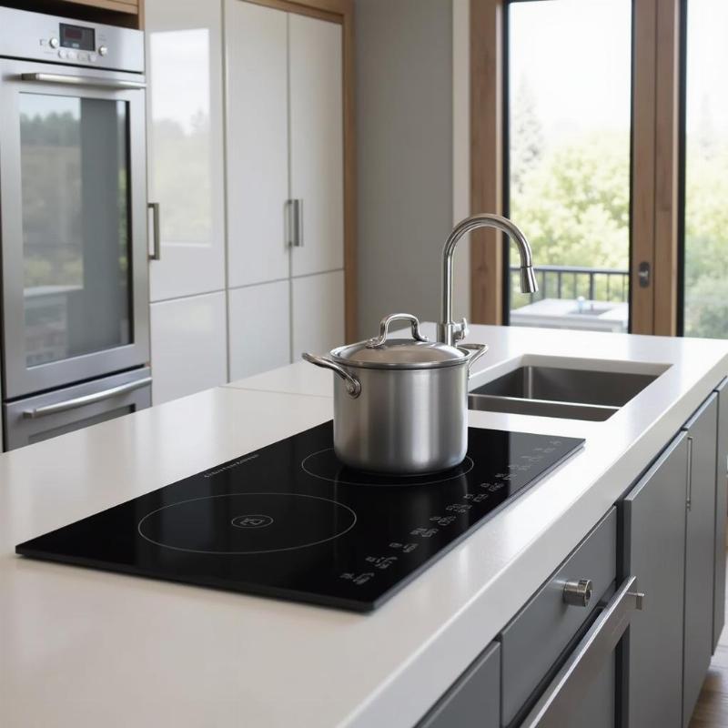 Bếp từ &acirc;m hiện đại