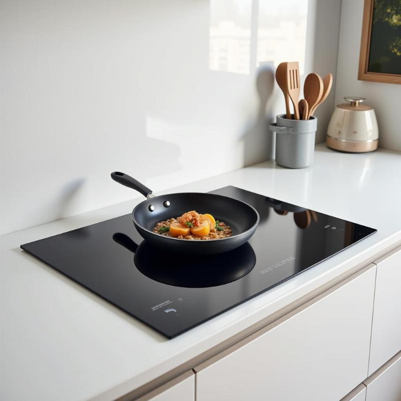 Bếp từ gi&aacute; rẻ c&oacute; mặt bếp k&iacute;nh cường lực chống xước, tối ưu sự bền bỉ v&agrave; thẩm mỹ