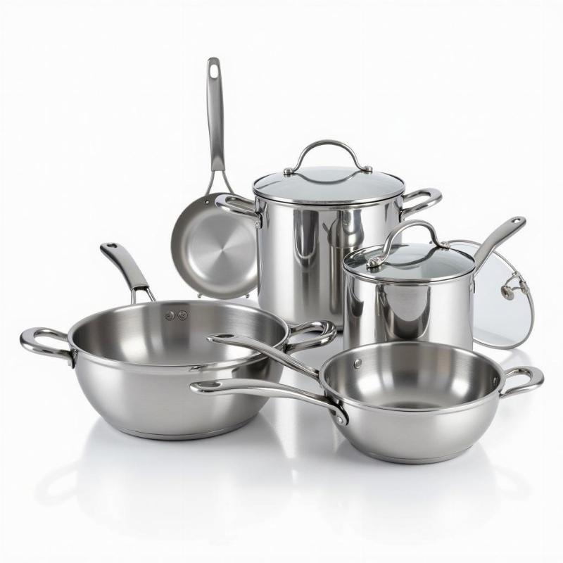 Bộ nồi chảo d&ugrave;ng được cho bếp từ