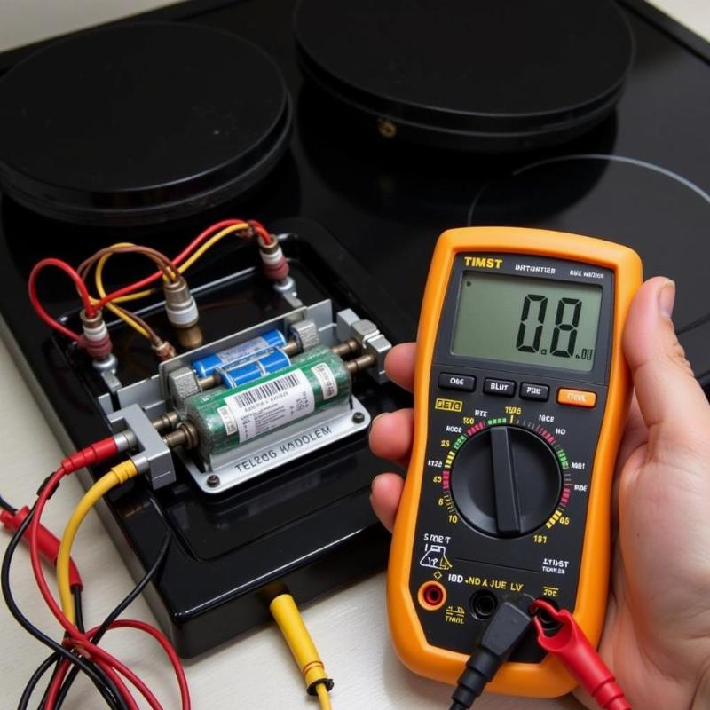 Đồng hồ vạn năng gi&uacute;p kiểm tra ch&iacute;nh x&aacute;c c&aacute;c th&ocirc;ng số điện của bếp từ