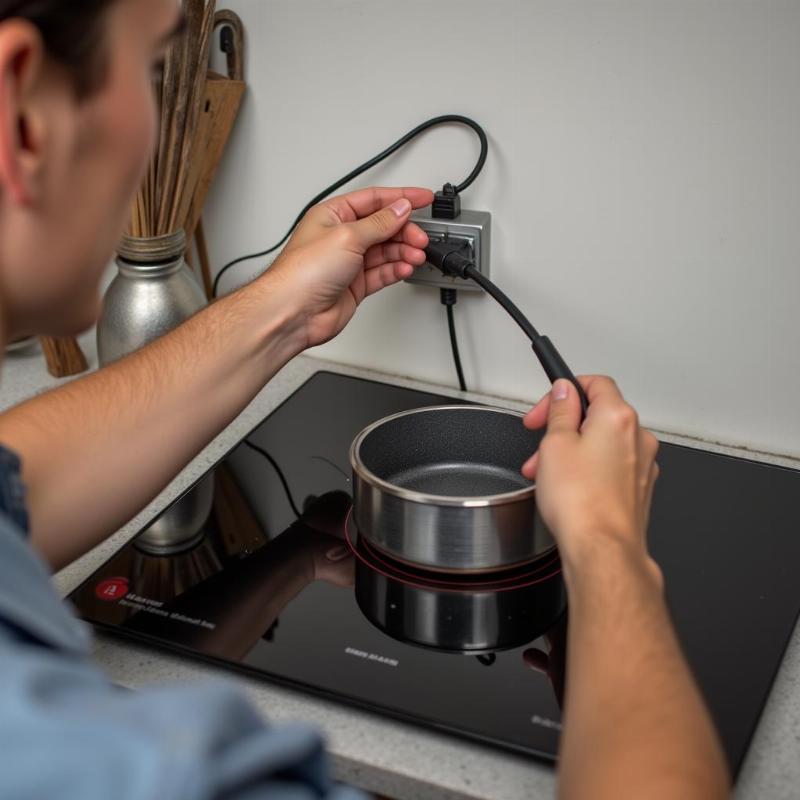 Kiểm tra bếp từ khi kh&ocirc;ng cảm ứng