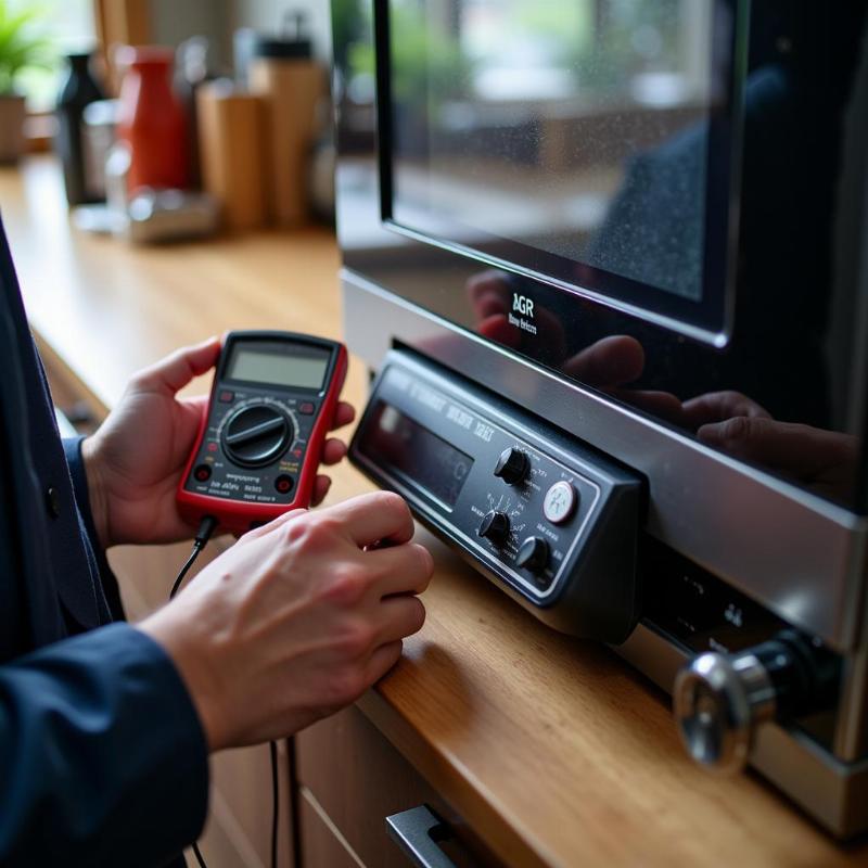 Hướng dẫn kiểm tra m&agrave;n h&igrave;nh v&agrave; bảng điều khiển của bếp từ bị hỏng