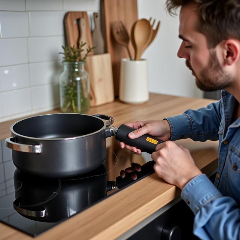 Kiểm tra định kỳ an to&agrave;n của ổ cắm bếp từ đảm bảo tr&aacute;nh sự cố